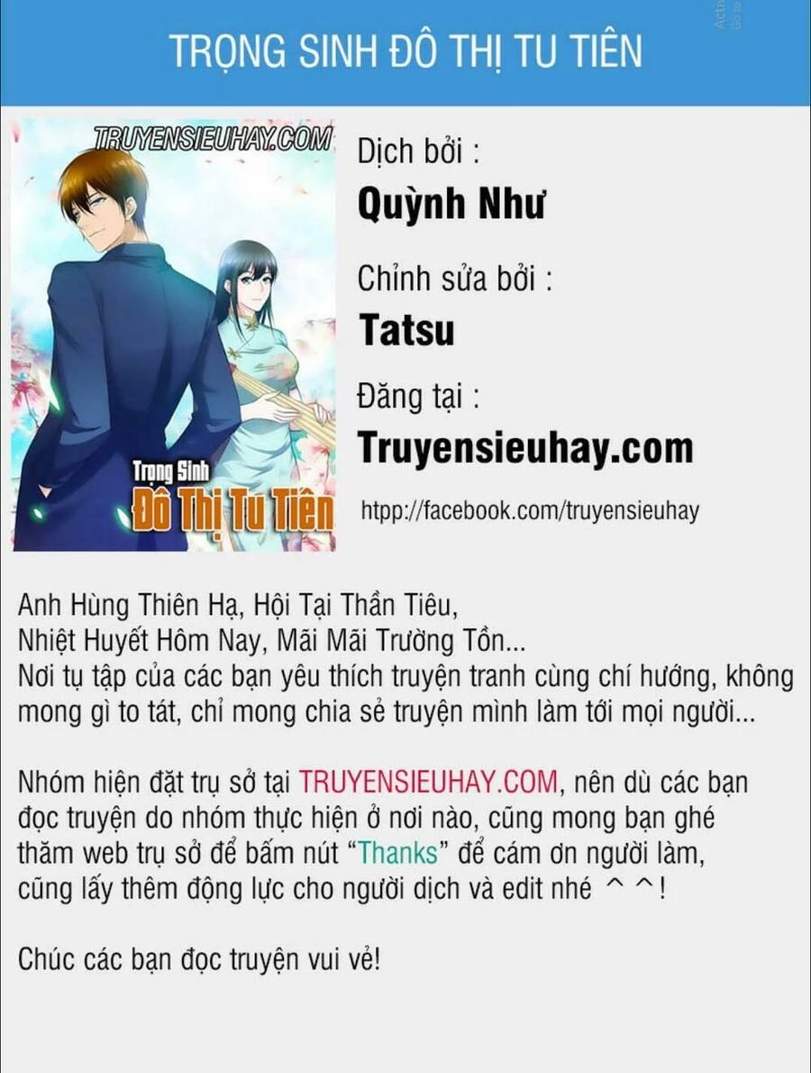 Trọng Sinh Đô Thị Tu Tiên Chapter 316 - Trang 4