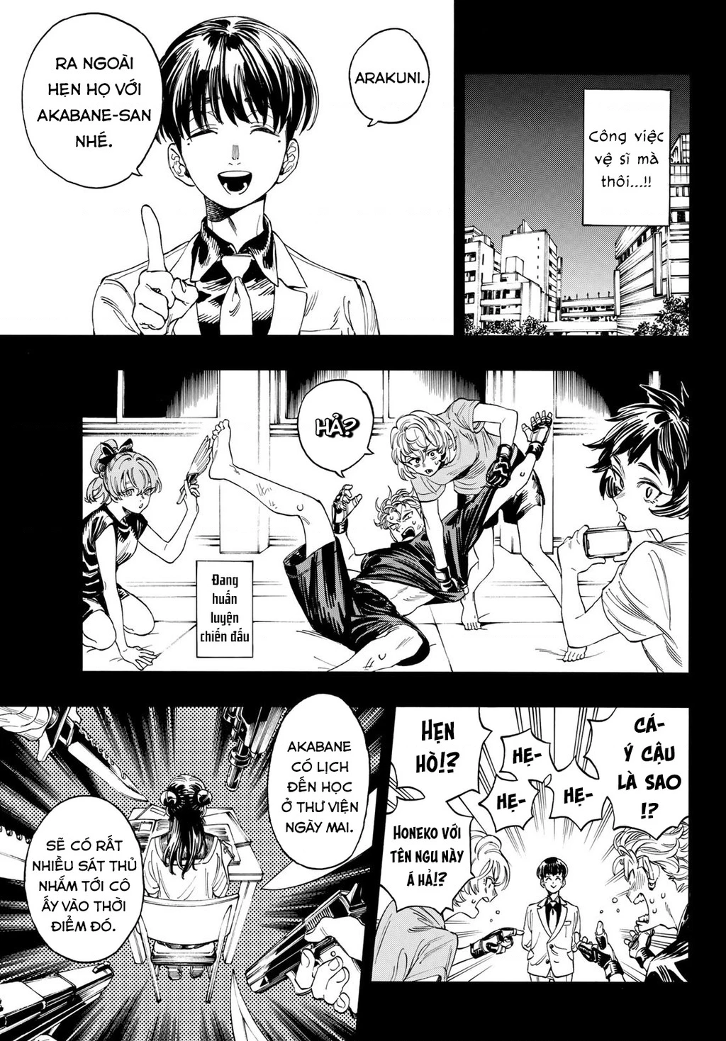 Vệ Sĩ Của Akabane Honeko Chapter 3 - Trang 4