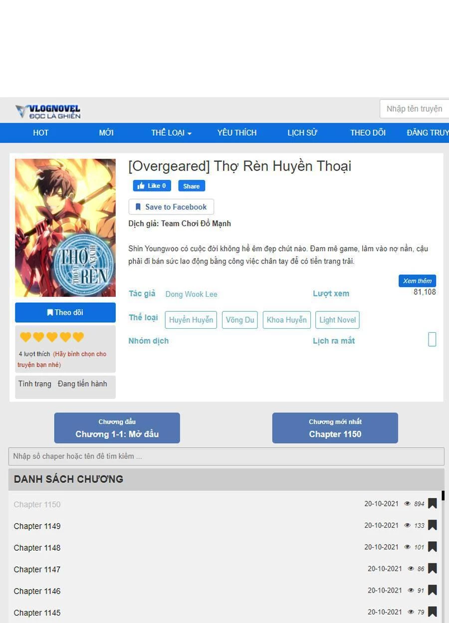 Thợ Rèn Huyền Thoại Chapter 109 - Trang 4