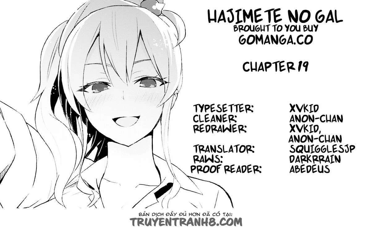 Hajimete No Gal Chapter 19 - Trang 2