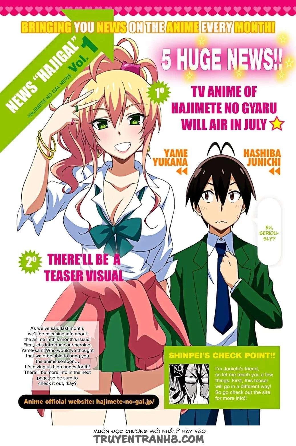Hajimete No Gal Chapter 28 - Trang 2