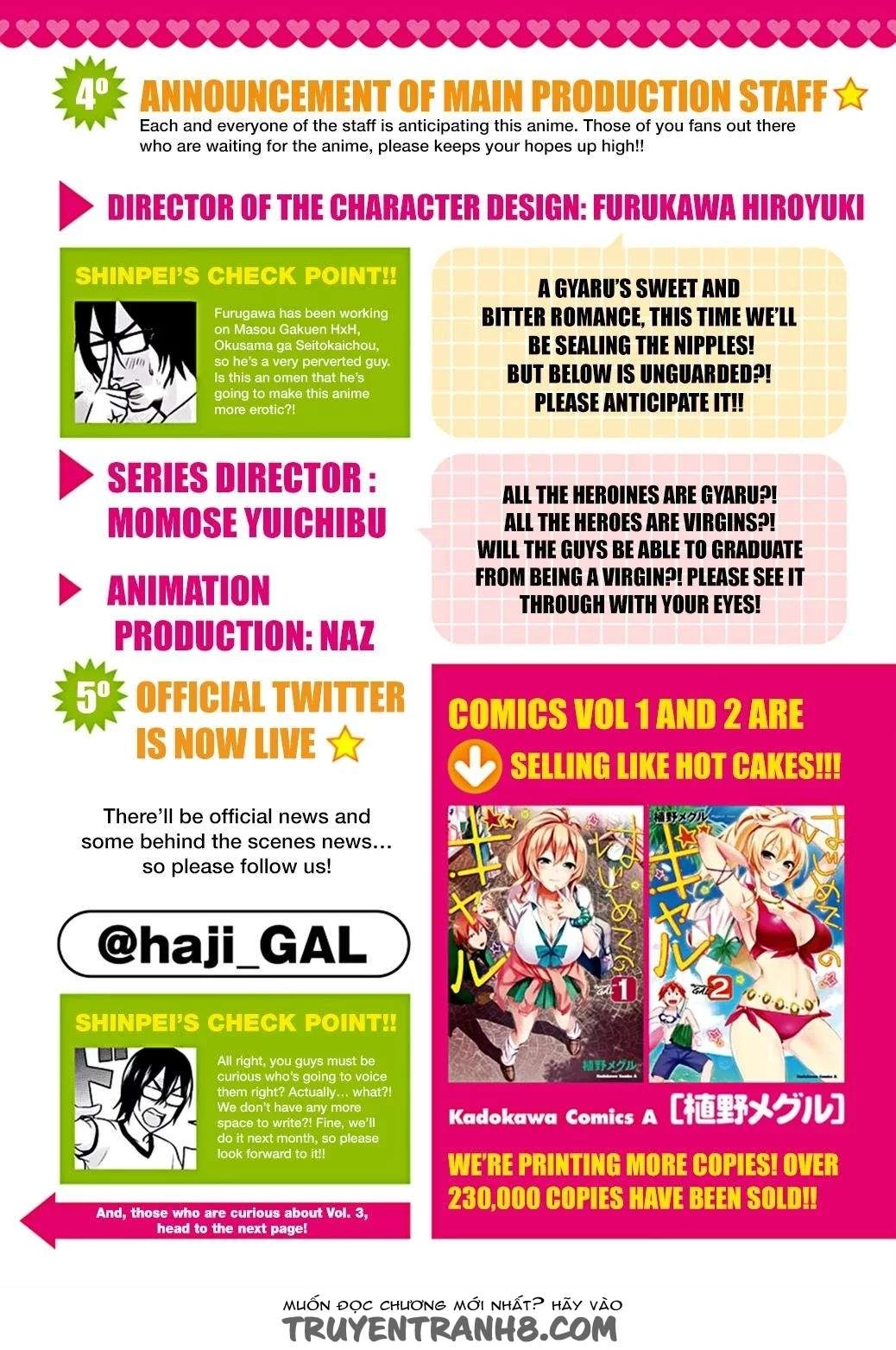 Hajimete No Gal Chapter 28 - Trang 2