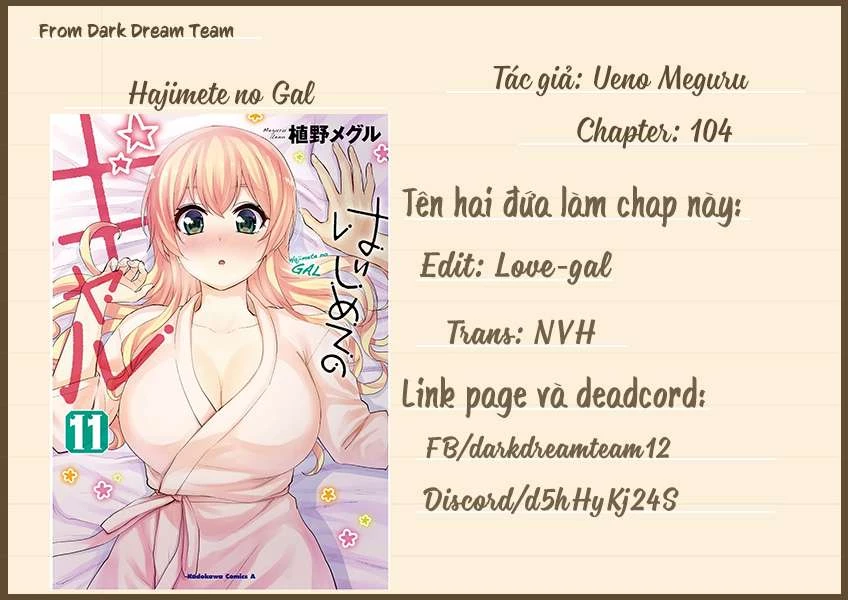 Hajimete No Gal Chapter 104 - Trang 2