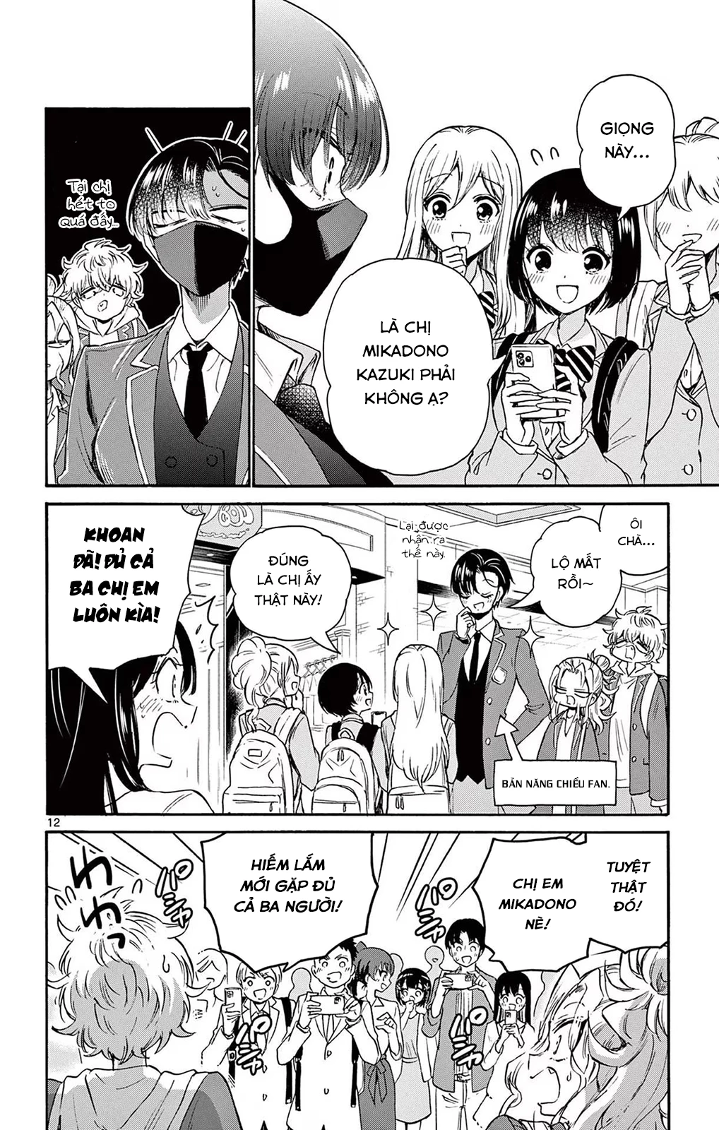 Ba Chị Em Nhà Mikadono Dễ Đối Phó Thật Đấy Chapter 53 - Trang 4