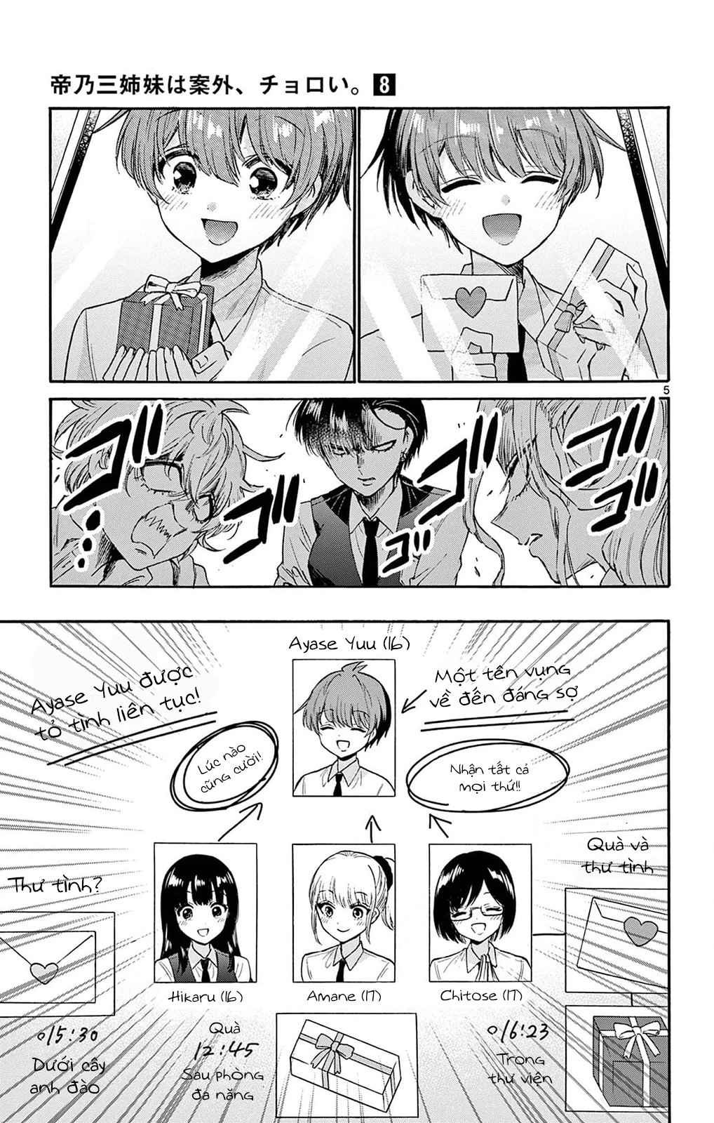 Ba Chị Em Nhà Mikadono Dễ Đối Phó Thật Đấy Chapter 68 - Trang 4