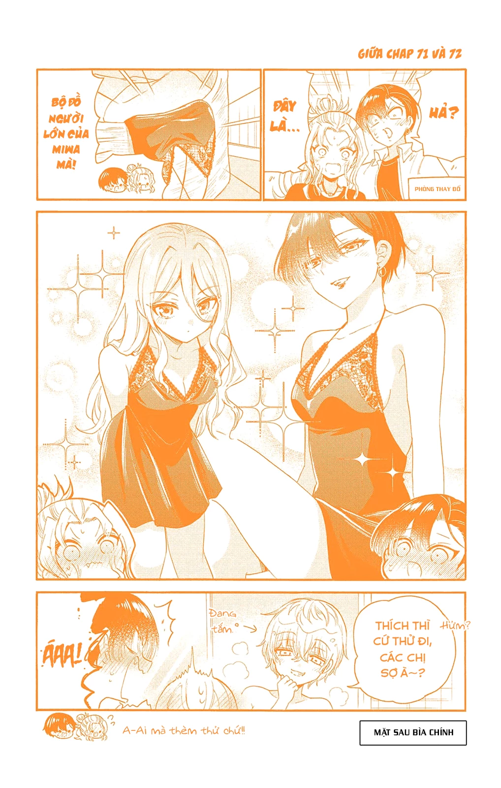Ba Chị Em Nhà Mikadono Dễ Đối Phó Thật Đấy Chapter 76.5 - Trang 2