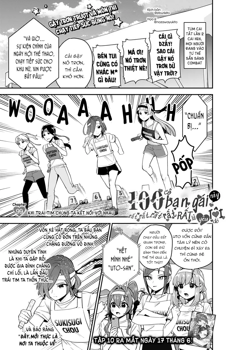 Kimi No Koto Ga Dai Dai Dai Dai Daisuki Na 100-Ri No Kanojo Chapter 99 - Trang 3