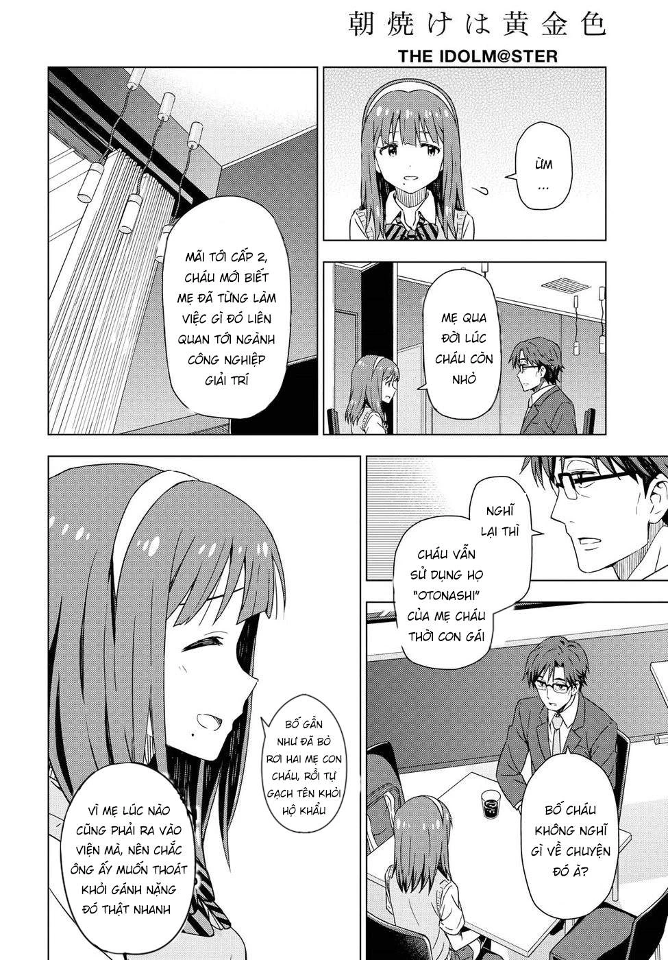 Asayake wa Koganeiro - The IDOLM@STER Chapter 4 - Trang 2