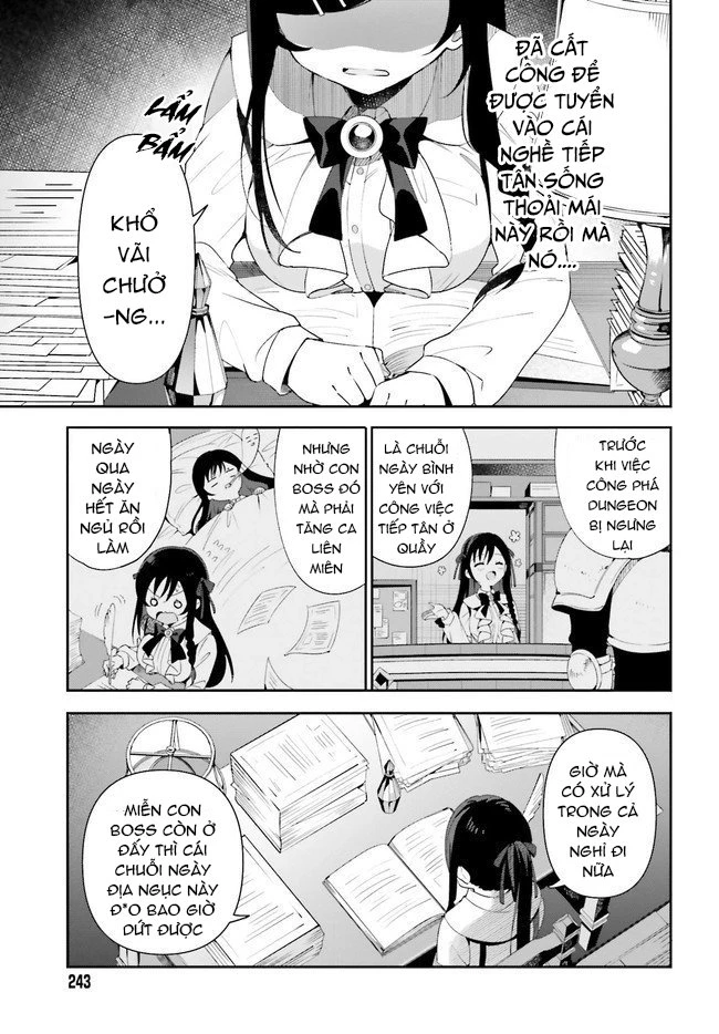 Guild No Uketsukejou Desu Ga, Zangyou Wa Iya Nanode Boss Wo Solo Toubatsu Shiyou To Omoimasu Chapter 1 - Trang 3