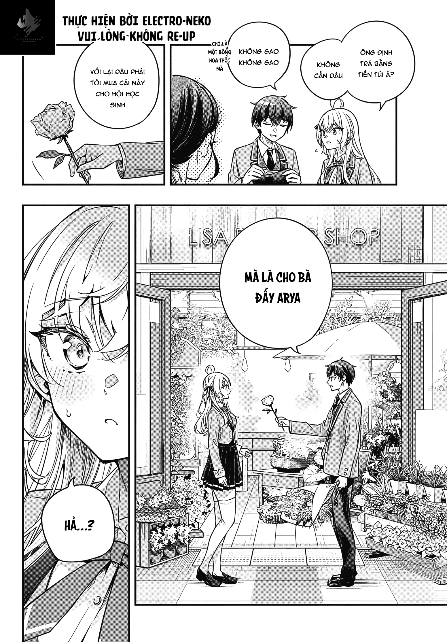 Arya-san bàn bên thi thoảng lại thả thính tôi bằng tiếng Nga Chapter 41.5 - Trang 2