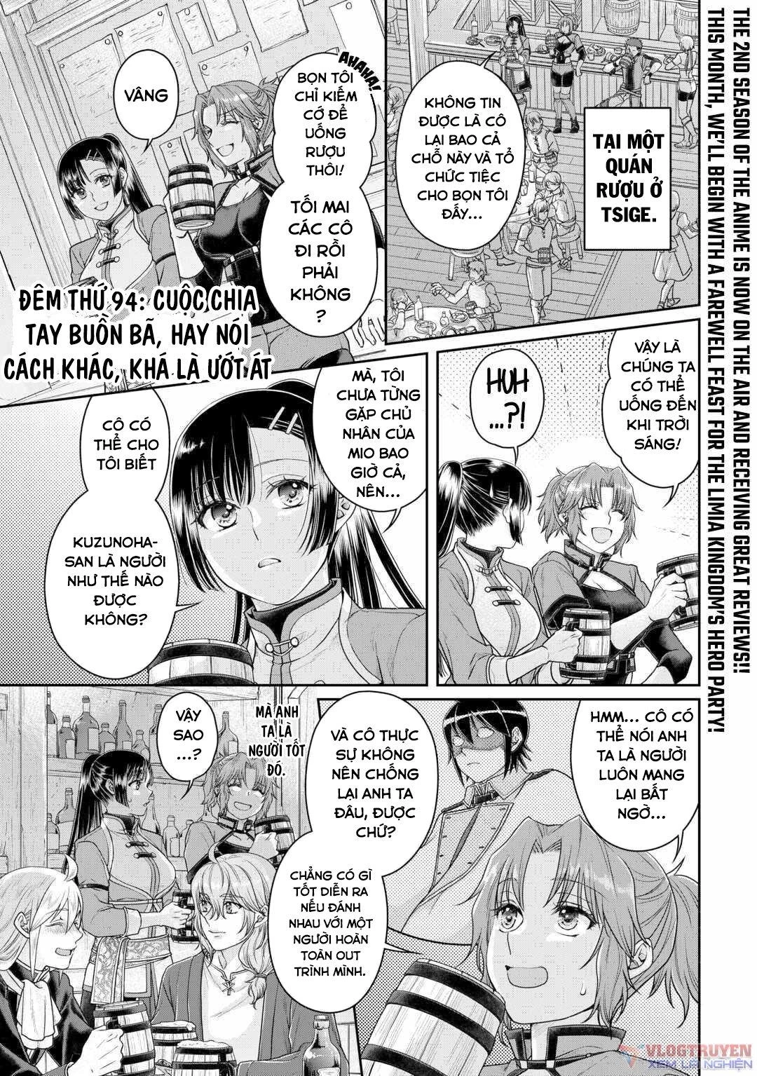 Tsuki Ga Michibiku Isekai Douchuu Chapter 94 - Trang 4