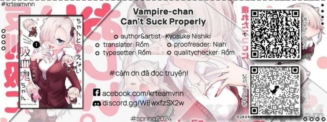 Vampire-Chan Can't Suck Properly Chapter 49 - Next Chapter 50