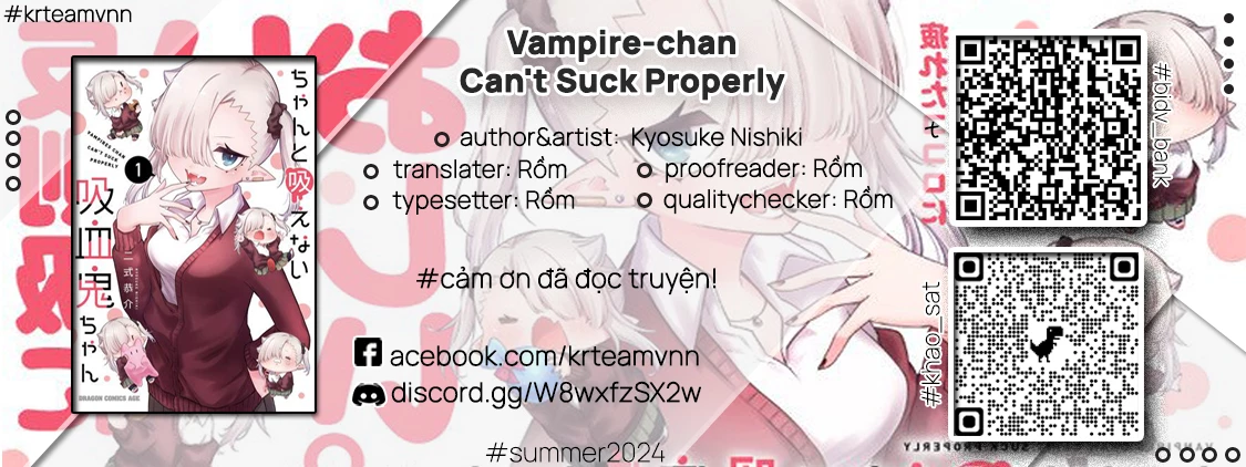 Vampire-Chan Can't Suck Properly Chapter 53 - Next Chapter 54