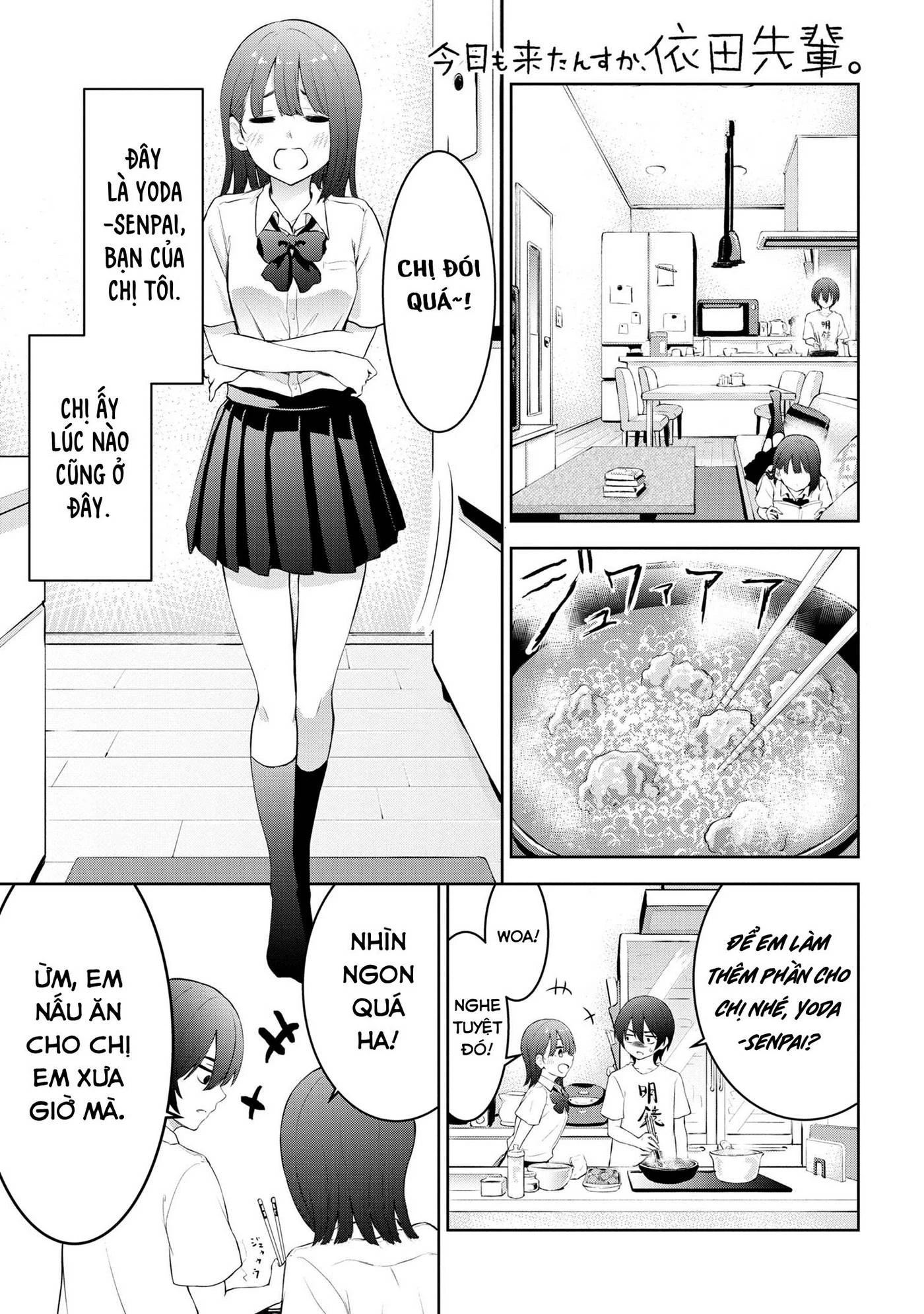 Hôm nay chị lại tới nữa à, Yoda-senpai? Chapter 2 - Trang 3