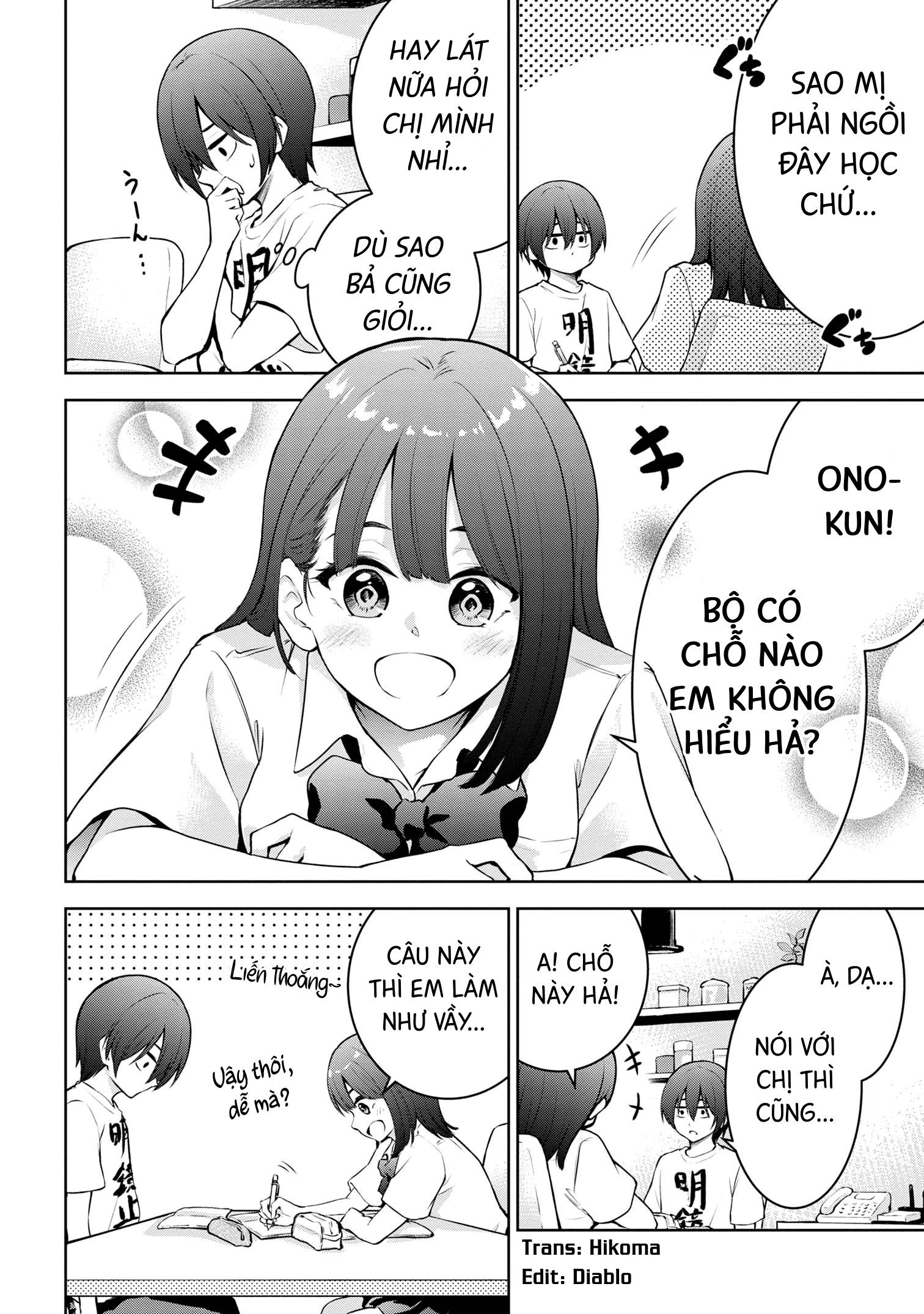 Hôm nay chị lại tới nữa à, Yoda-senpai? Chapter 10 - Trang 3