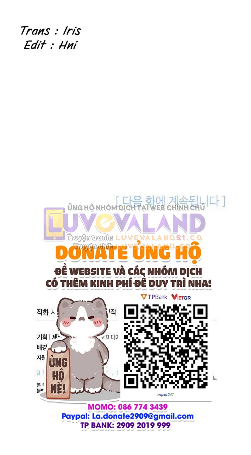 Mối Liên Kết Giữa Báo Đen Và Bé Thỏ Chapter 120 - Trang 2