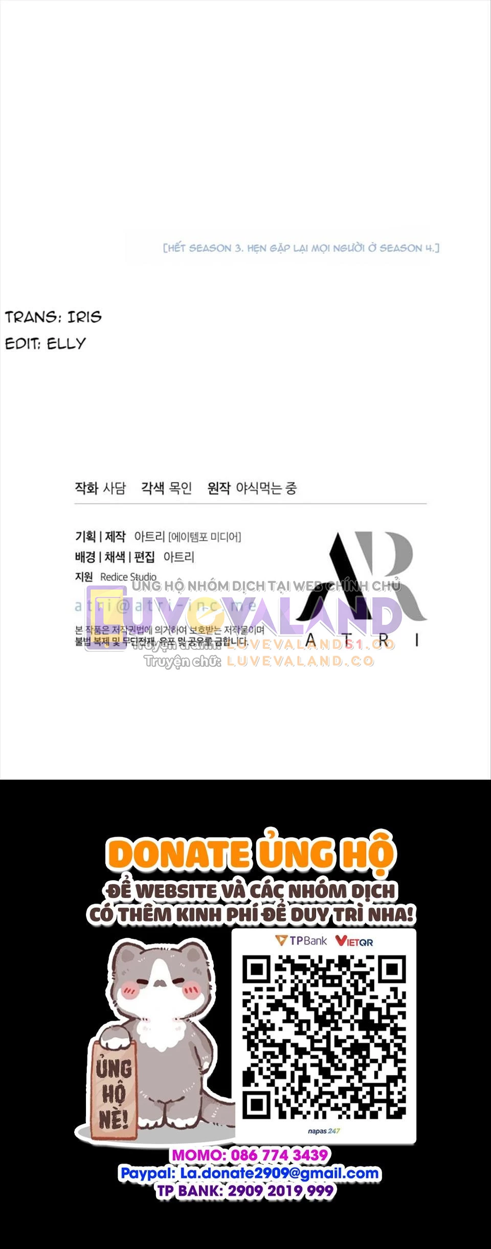 Mối Liên Kết Giữa Báo Đen Và Bé Thỏ Chapter 125 - Trang 2