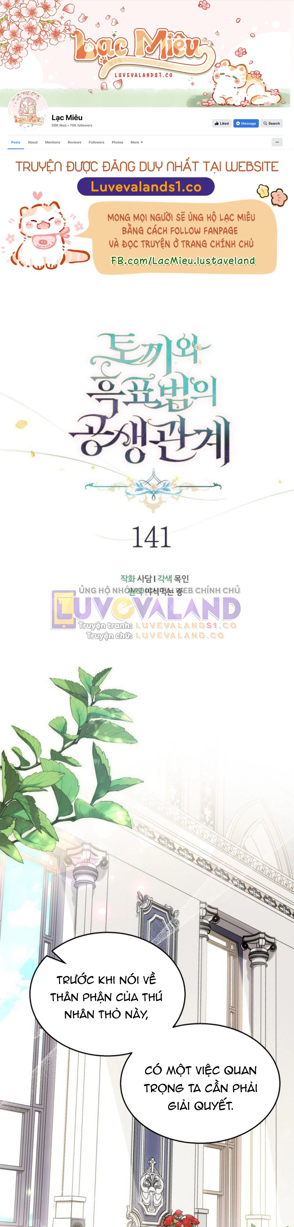 Mối Liên Kết Giữa Báo Đen Và Bé Thỏ Chapter 141 - Trang 2