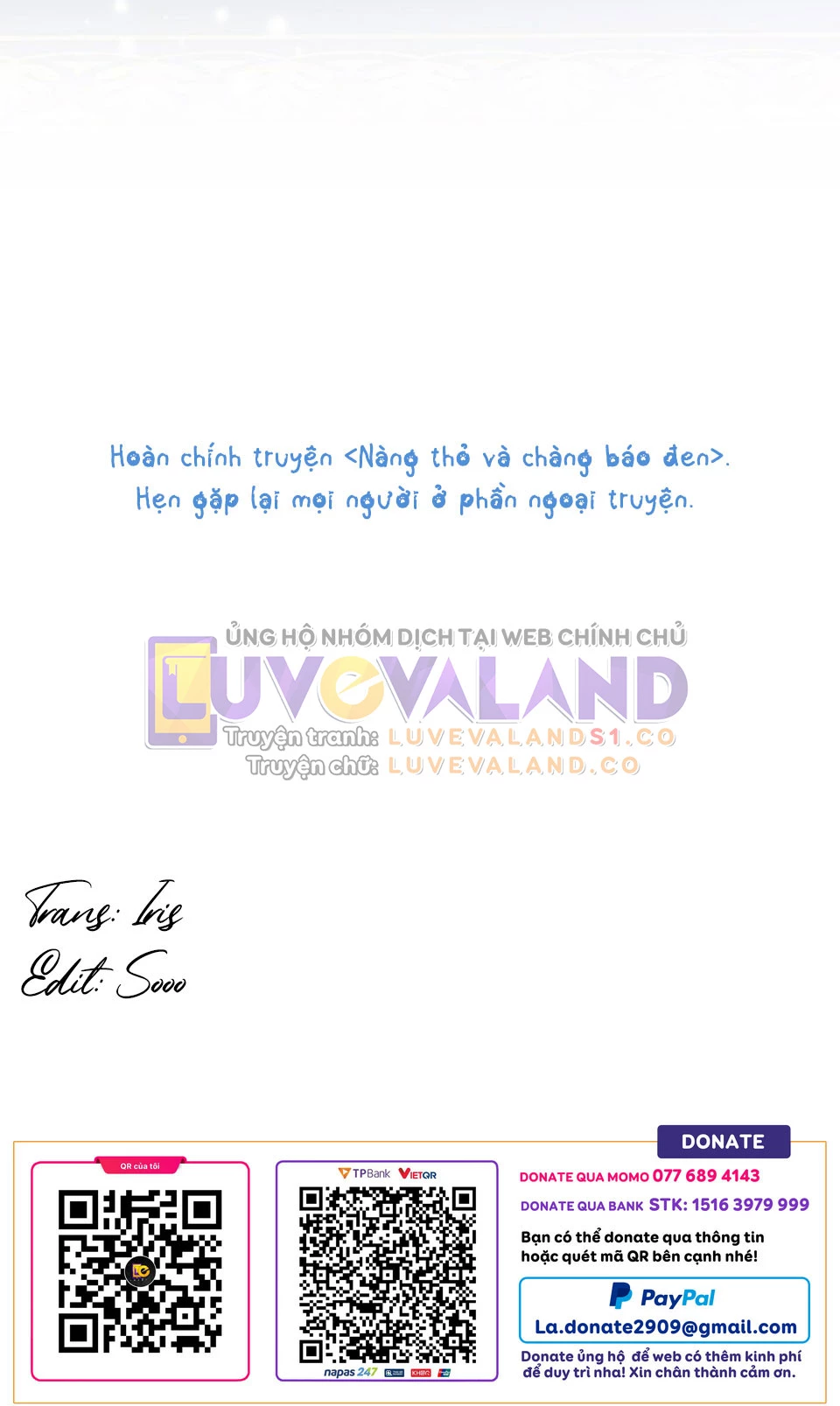 Mối Liên Kết Giữa Báo Đen Và Bé Thỏ Chapter 150 - Trang 2