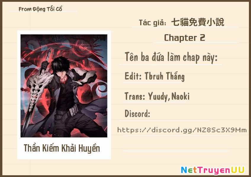 Thần Kiếm Khải Huyền Chapter 2 - Trang 2