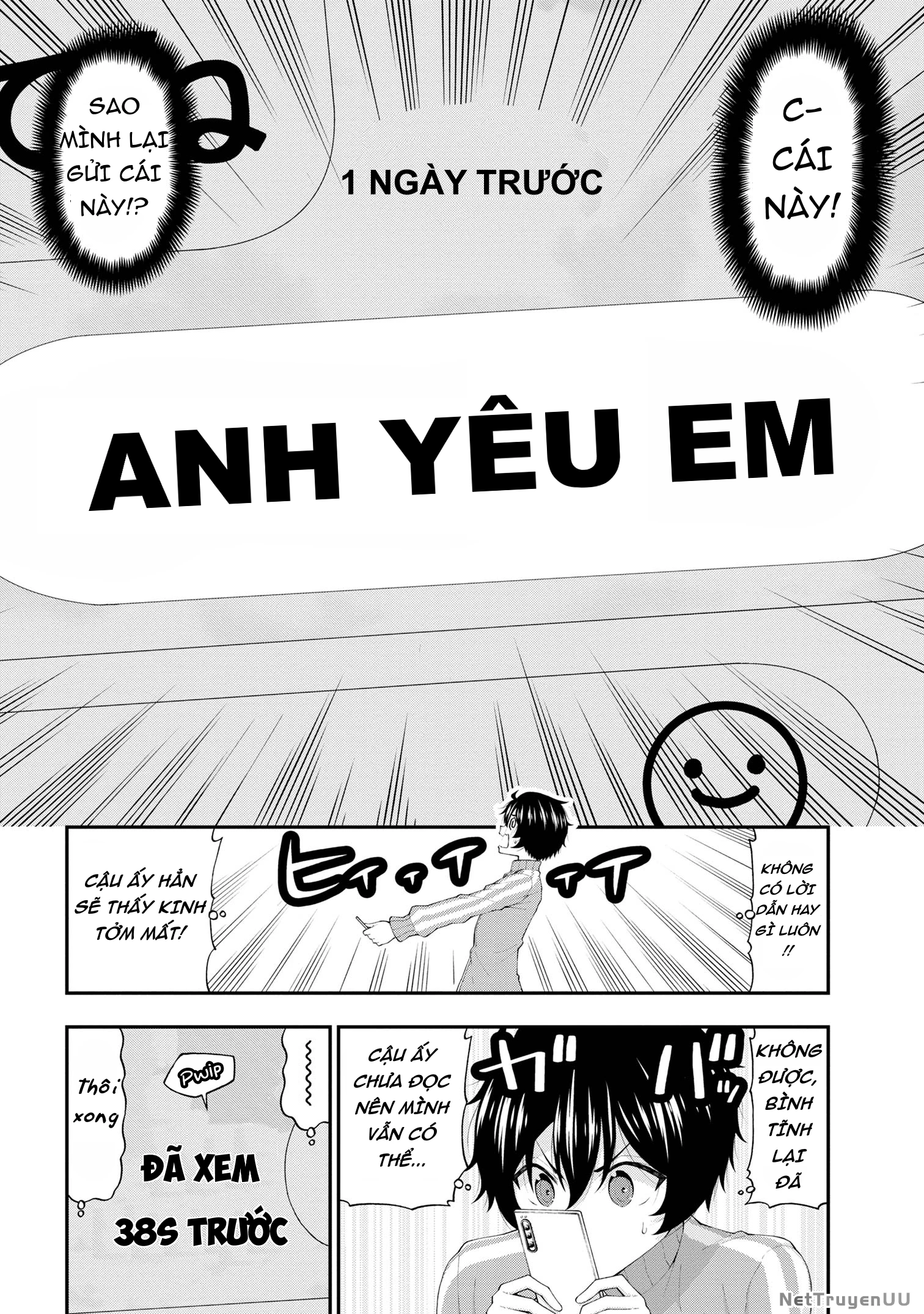 Nhỏ Gyaru Lẽ Ra Tỏ Tình Với Người U Ám Như Tôi Chỉ Vì Trò Chơi Trừng Phạt, Nhưng Dù Có Nhìn Kiểu Gì Thì Cổ Cũng Yêu Tôi Mà! Chapter 17 - Trang 3