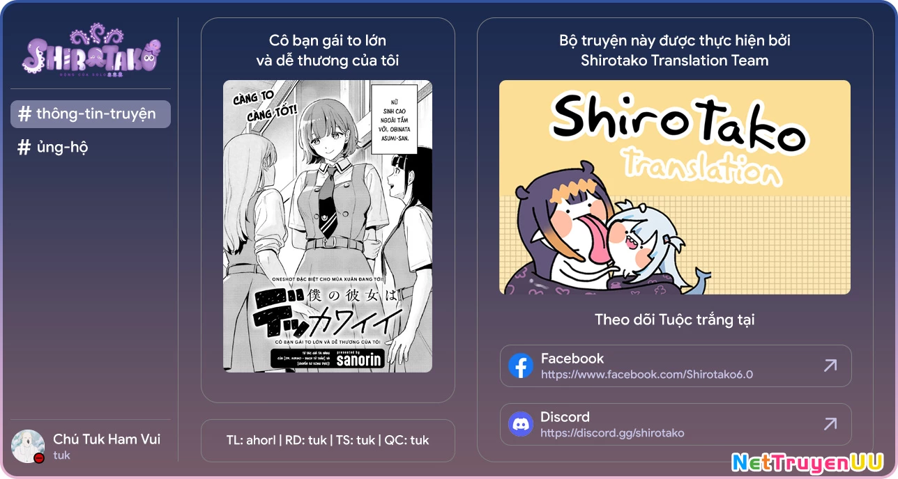 Cô bạn gái to lớn và dễ thương của tôi Chapter 0 - Trang 2