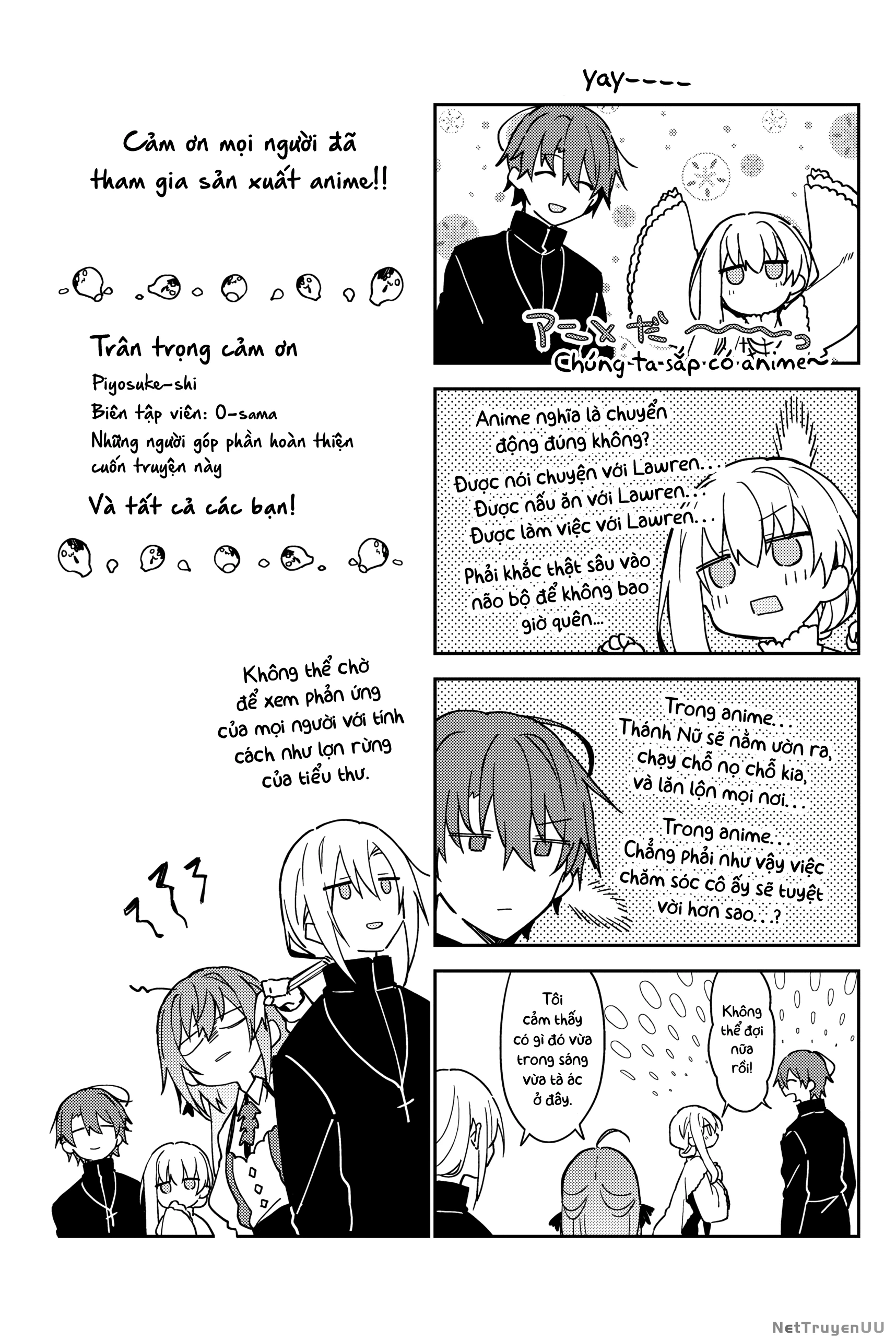 Shiro Seijo to Kuro Bokushi Chapter 66.5 - Trang 2