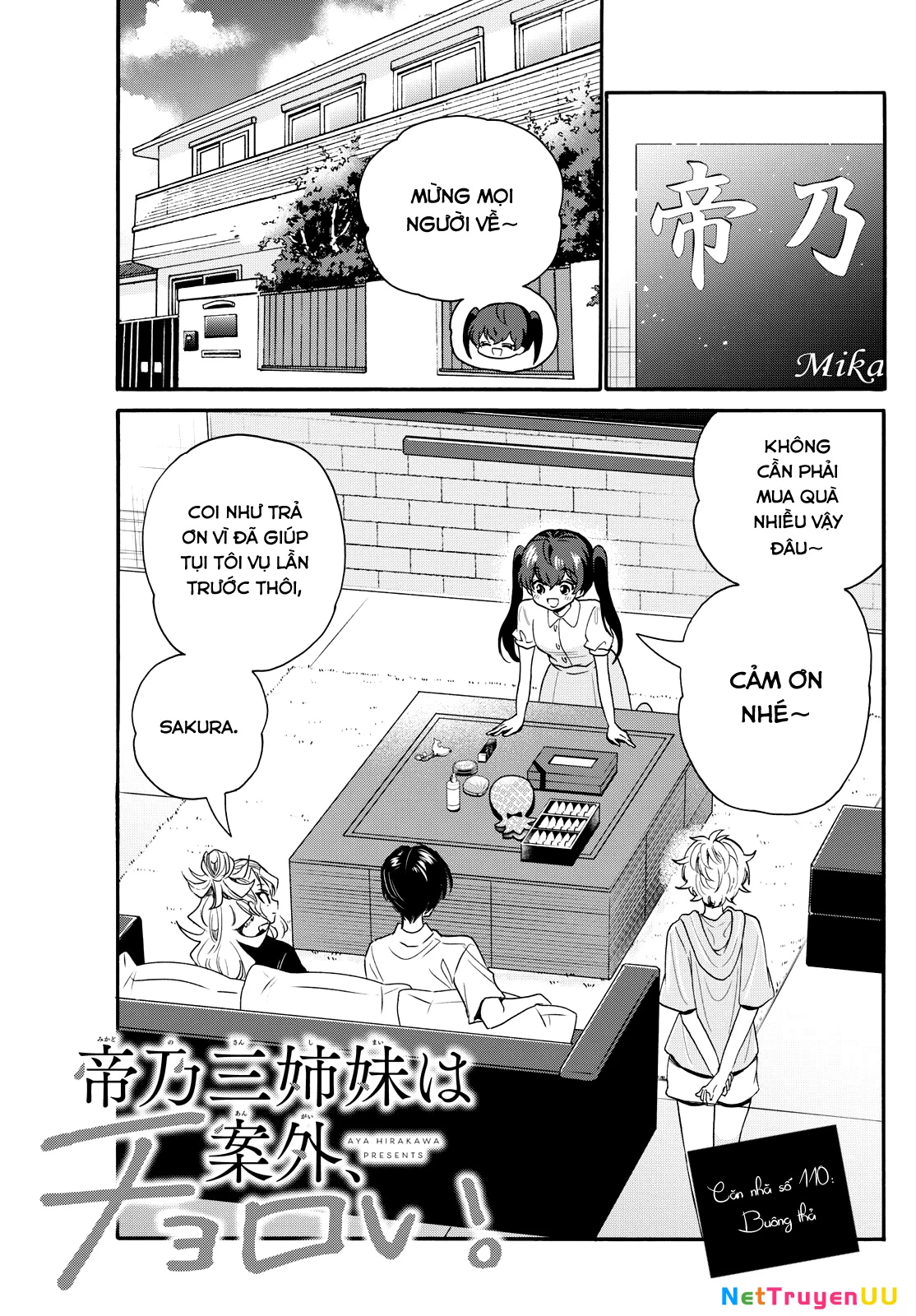 Ba Chị Em Nhà Mikadono Dễ Đối Phó Thật Đấy Chapter 110 - Trang 4