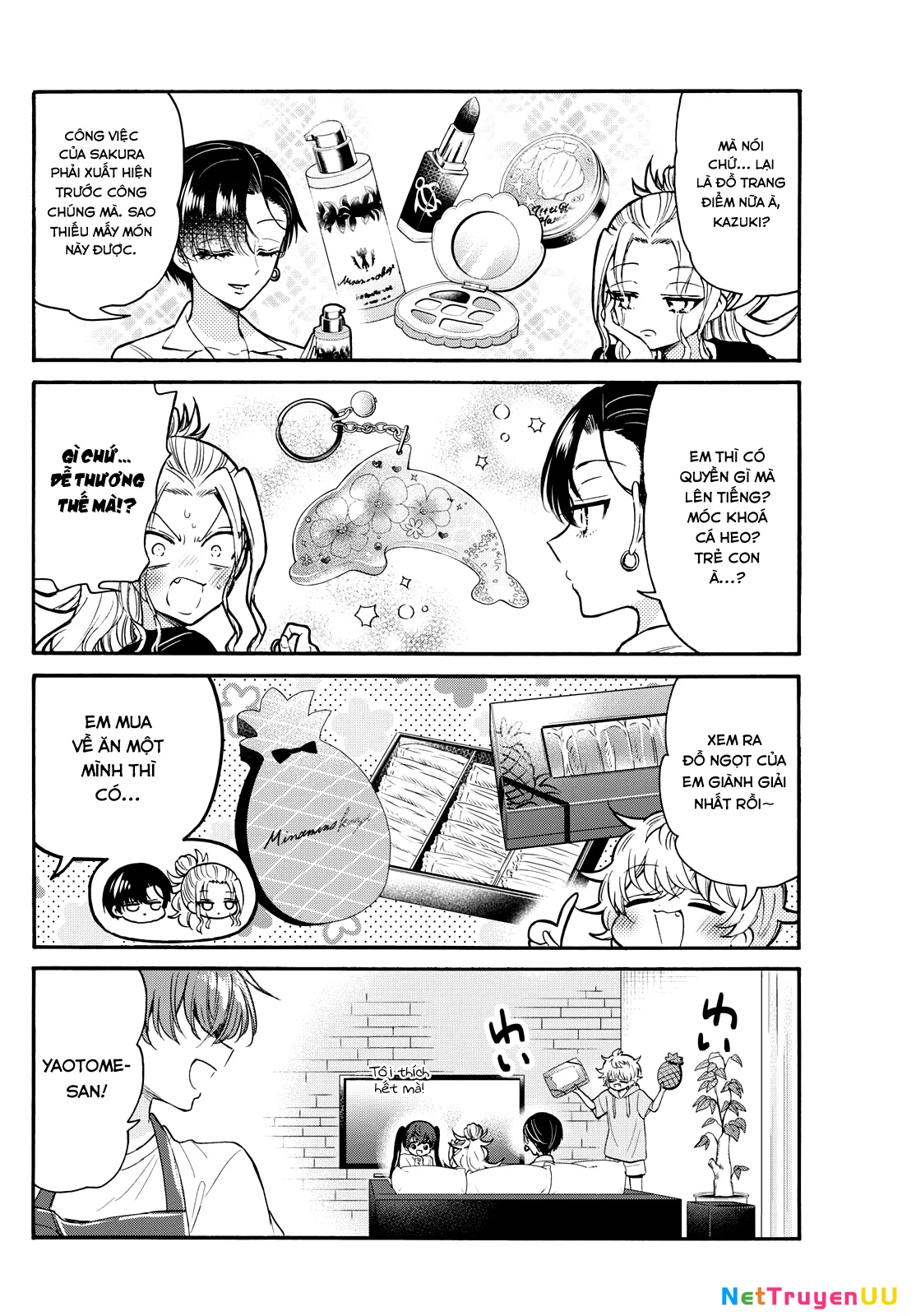 Ba Chị Em Nhà Mikadono Dễ Đối Phó Thật Đấy Chapter 110 - Trang 4