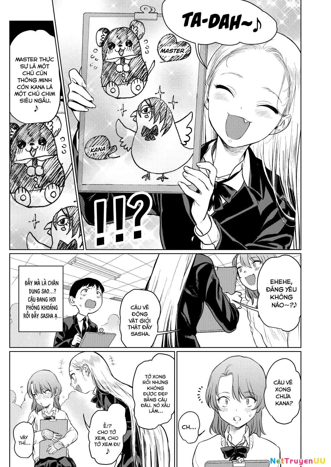 Bé Sơ Trung Sasha Và Thằng Bạn Otaku Cùng Lớp Chapter 8.5 - Trang 2