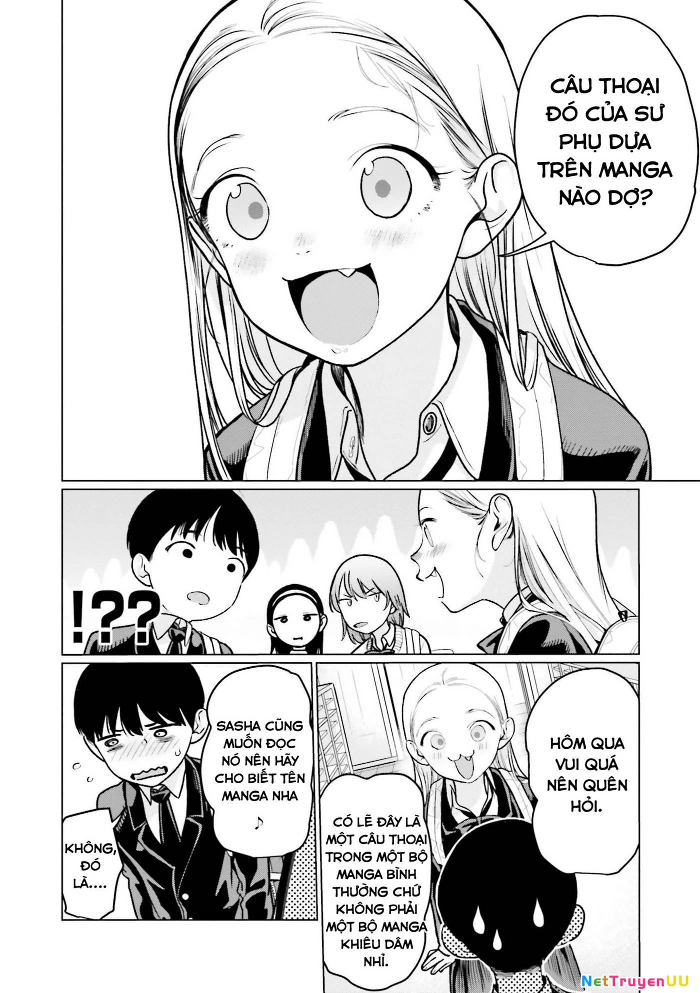 Bé Sơ Trung Sasha Và Thằng Bạn Otaku Cùng Lớp Chapter 22.25 - Trang 2