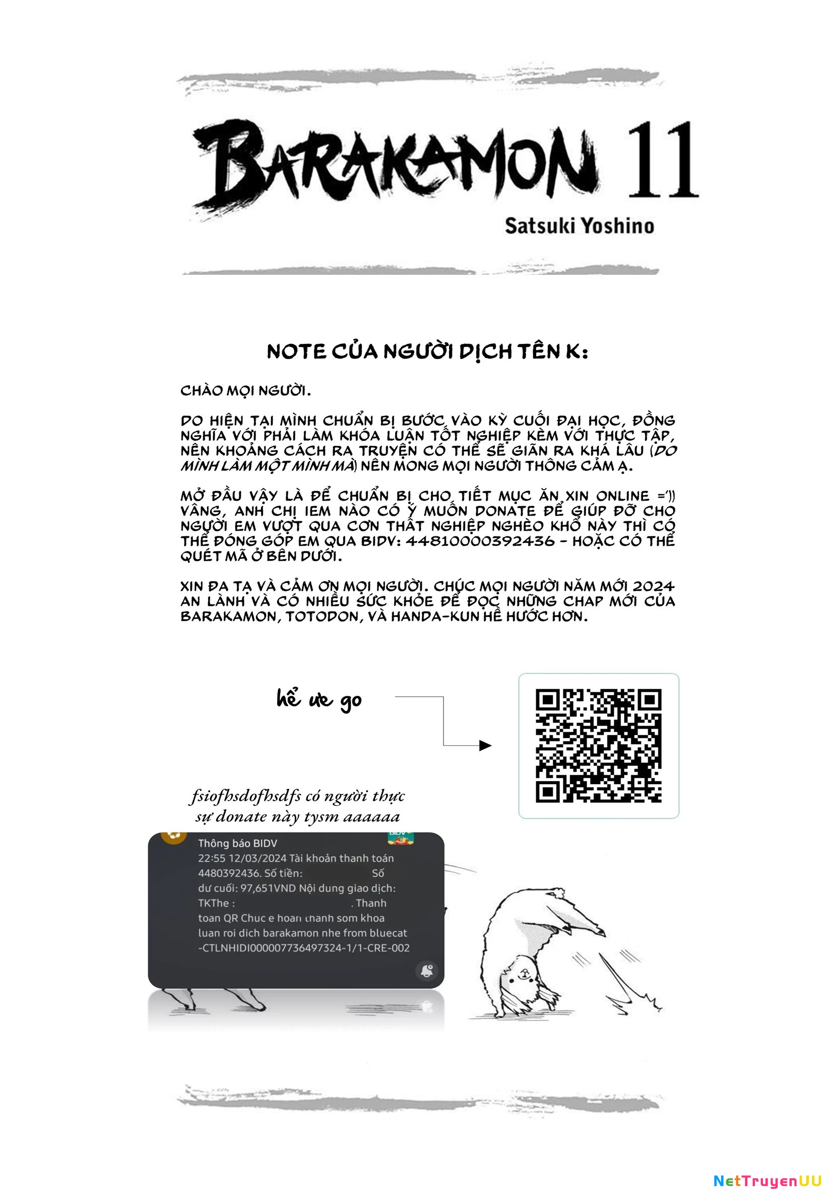 Barakamon Chapter 87 - Trang 3