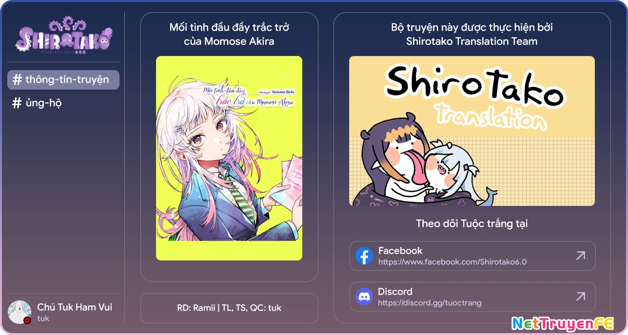 Mối tình đầu đầy trắc trở của Momose Akira Chapter 2 - Trang 3