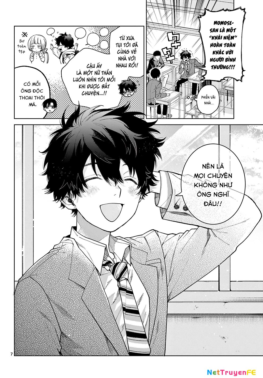 Mối tình đầu đầy trắc trở của Momose Akira Chapter 3 - Trang 3