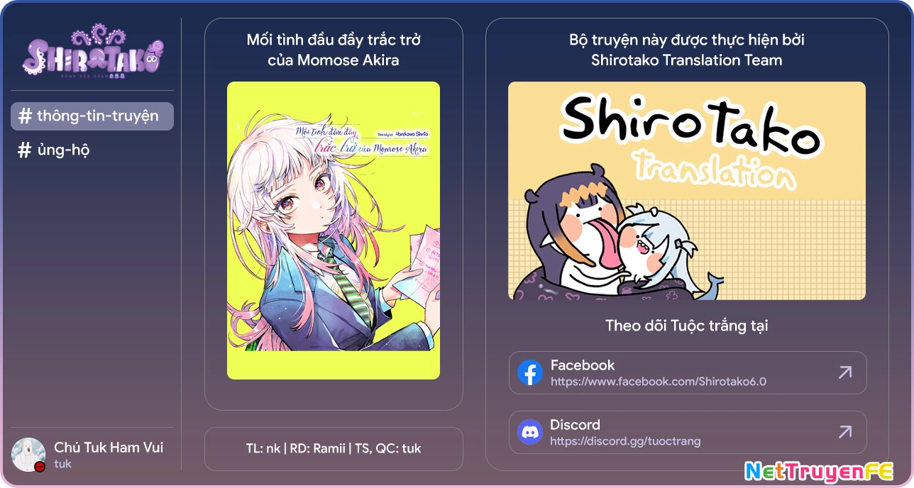 Mối tình đầu đầy trắc trở của Momose Akira Chapter 4 - Trang 3