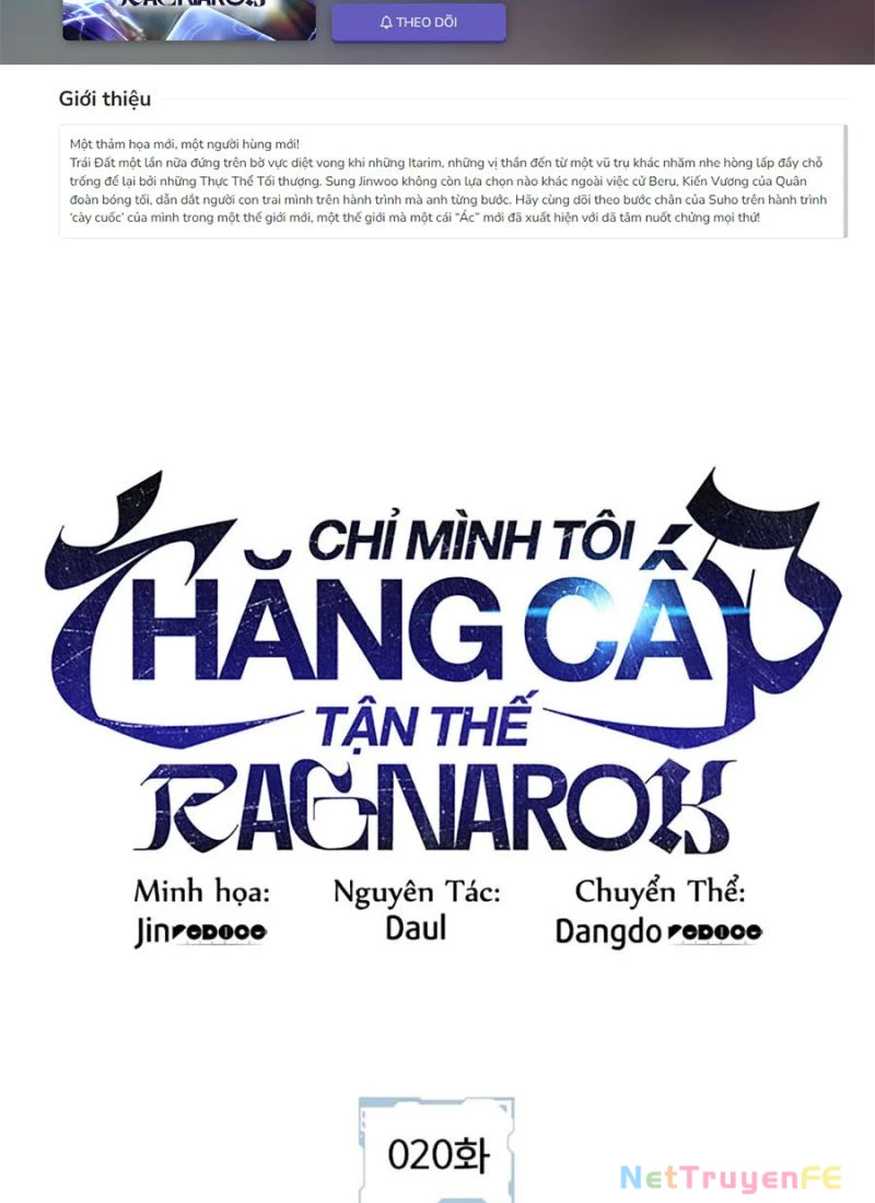 Solo Leveling : Ragnarok Chapter 20 - Trang 2