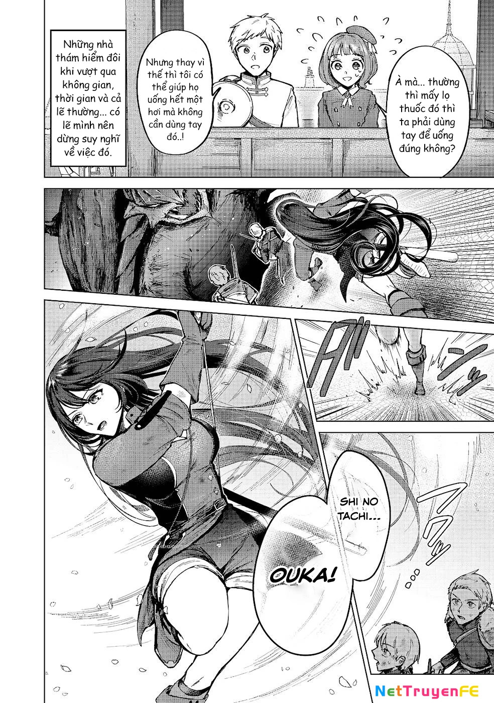 Nhờ ném lọ thuốc với tốc độ 160km/h, tôi trở thành nhà thám hiểm toàn năng Chapter 7 - Trang 2