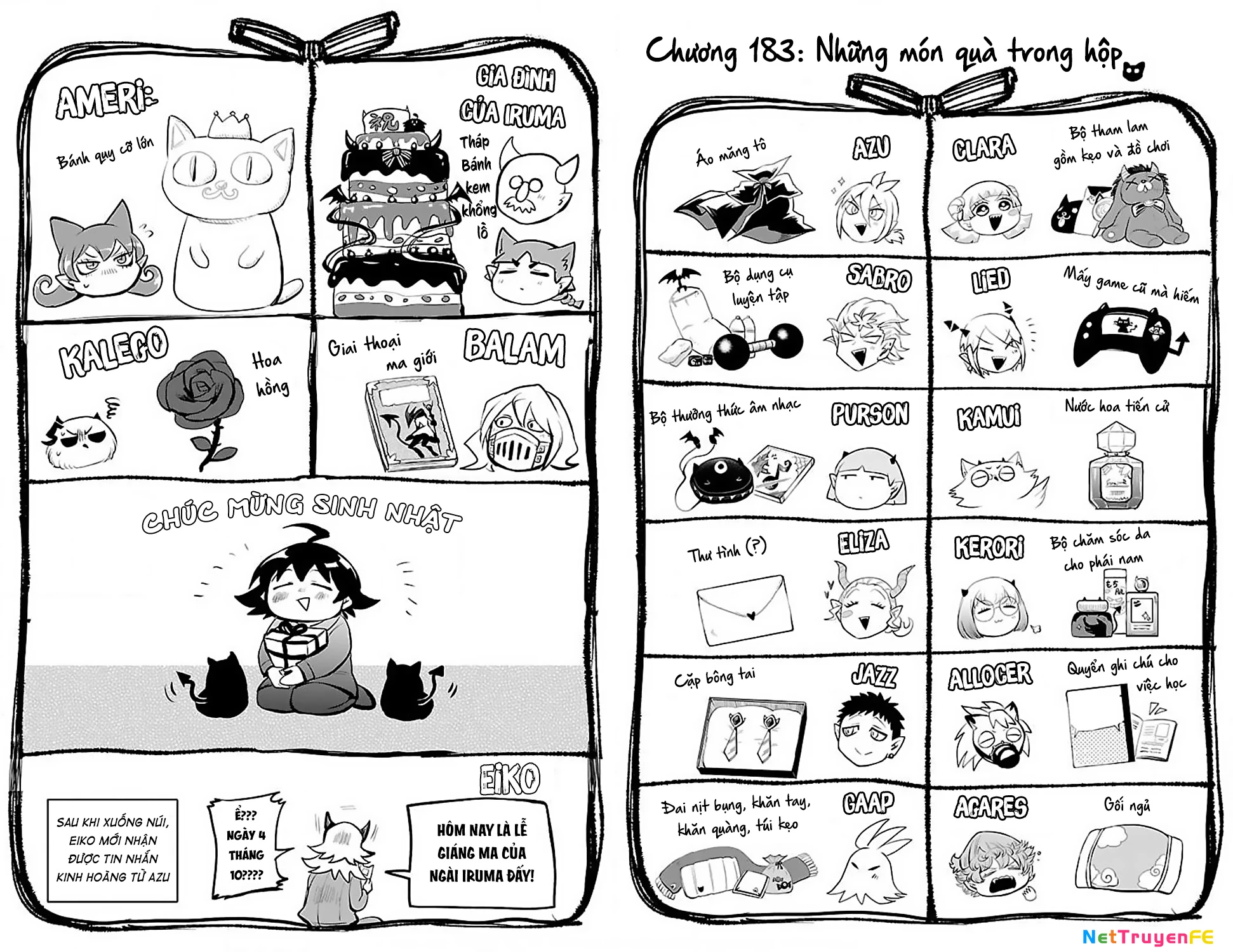 Chào Mừng Cậu Đến Trường Iruma-Kun Chapter 186.5 - Trang 2