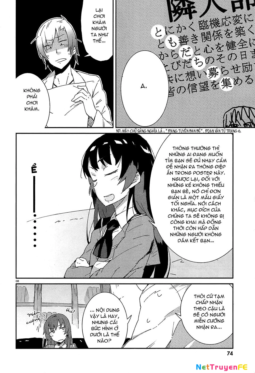 Boku wa Tomodachi ga Sukunai Chapter 2 - Trang 3