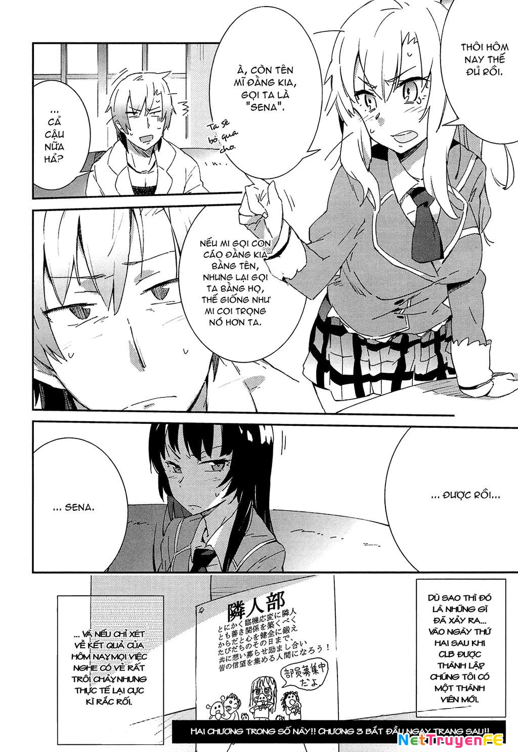 Boku wa Tomodachi ga Sukunai Chapter 2 - Trang 3