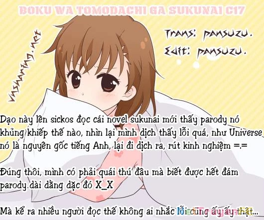 Boku wa Tomodachi ga Sukunai Chapter 17 - Trang 3