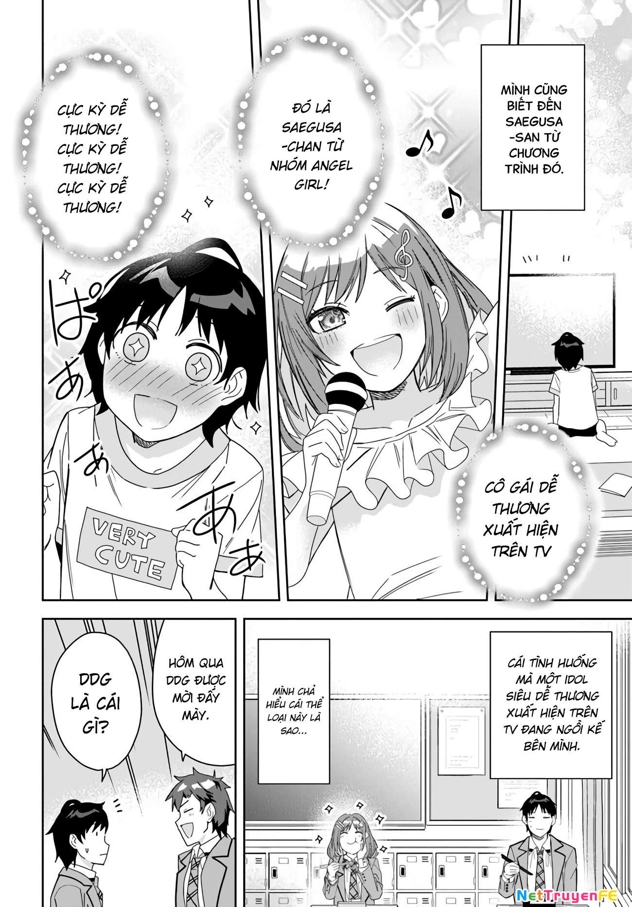 Idol Cùng Lớp Tôi Cứ Đáng Nghi Thế Nào Ấy Chapter 1 - Trang 4