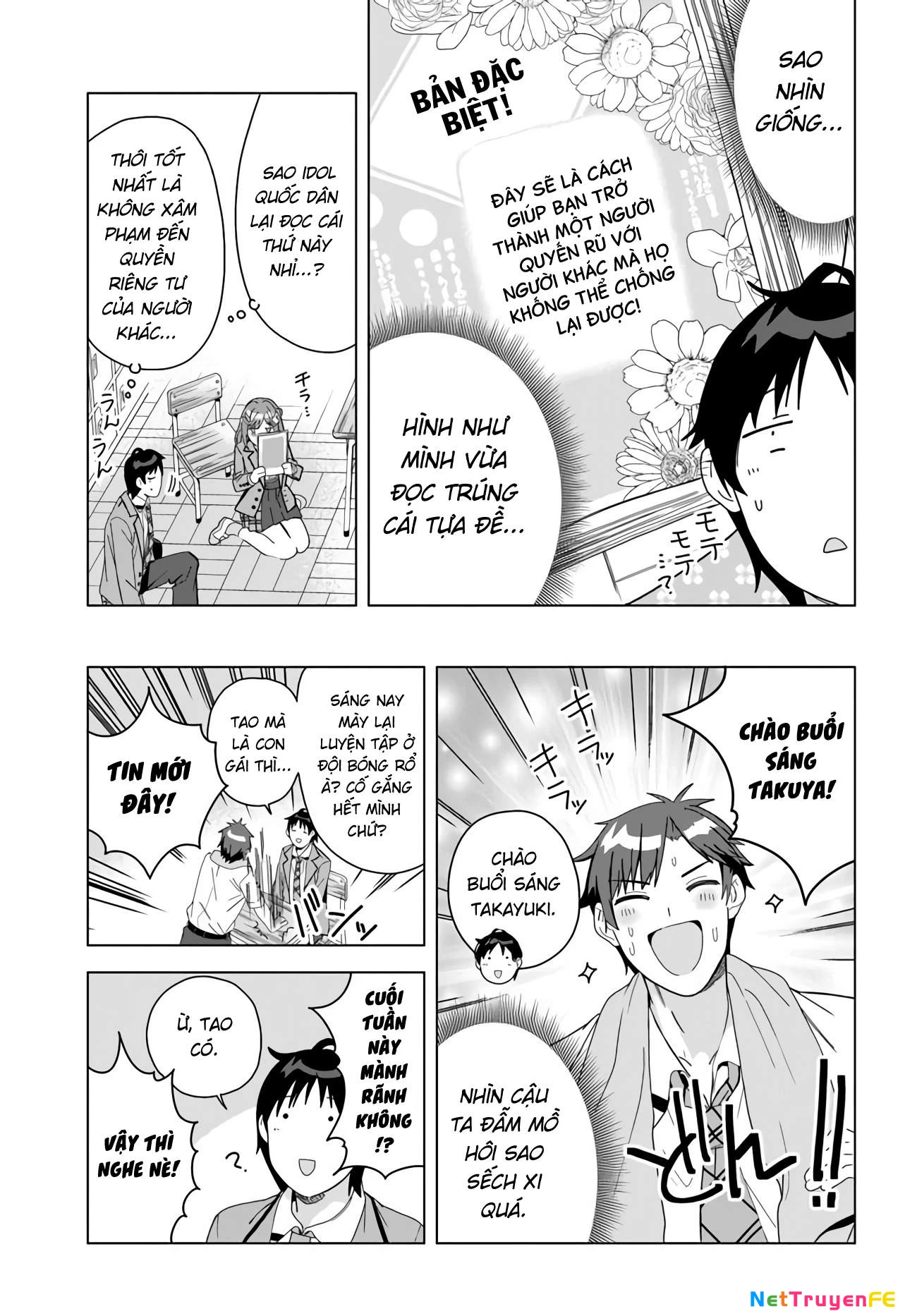 Idol Cùng Lớp Tôi Cứ Đáng Nghi Thế Nào Ấy Chapter 1 - Trang 4