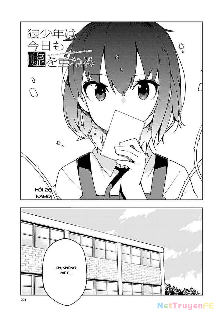 Ookami Shounen wa Kyou mo Uso o Kasaneru Chapter 26 - Trang 2