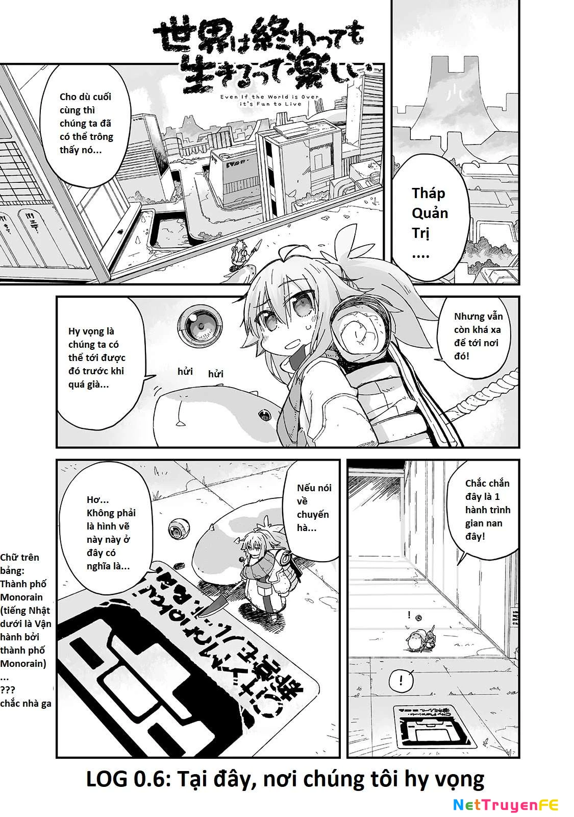 Ngay Cả Khi Hậu Tận Thế, Thật Hạnh Phúc Vẫn Còn Được Sống… Chapter 6.1 - Trang 2