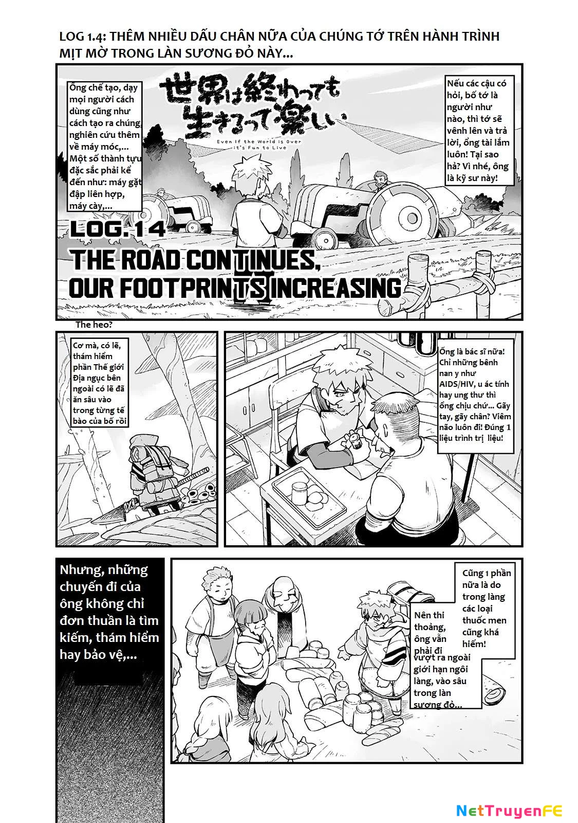 Ngay Cả Khi Hậu Tận Thế, Thật Hạnh Phúc Vẫn Còn Được Sống… Chapter 14.1 - Trang 2