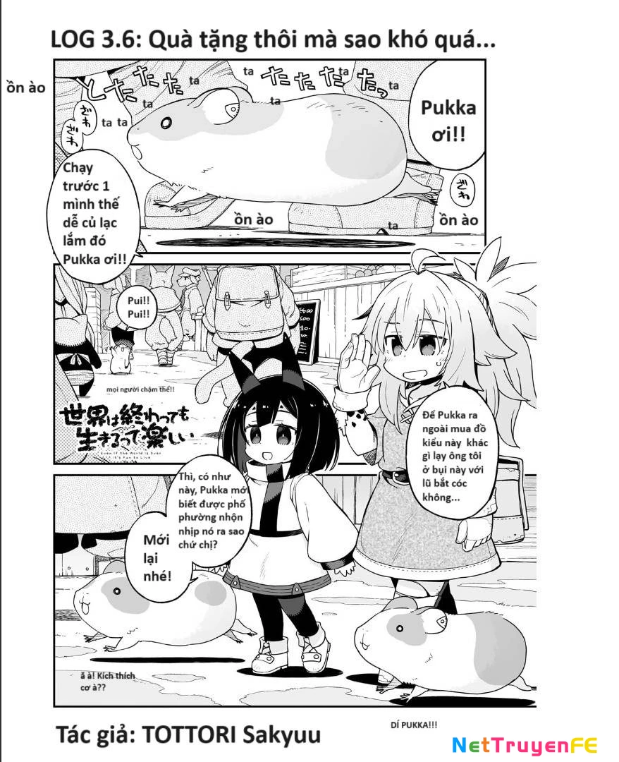 Ngay Cả Khi Hậu Tận Thế, Thật Hạnh Phúc Vẫn Còn Được Sống… Chapter 36.1 - Trang 2