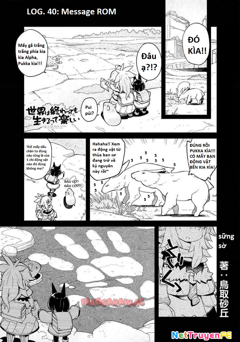 Ngay Cả Khi Hậu Tận Thế, Thật Hạnh Phúc Vẫn Còn Được Sống… Chapter 40.1 - Trang 2