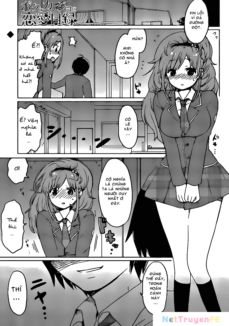 Boku to Kanojo no Renai Mokuroku Chapter 3 - Trang 3