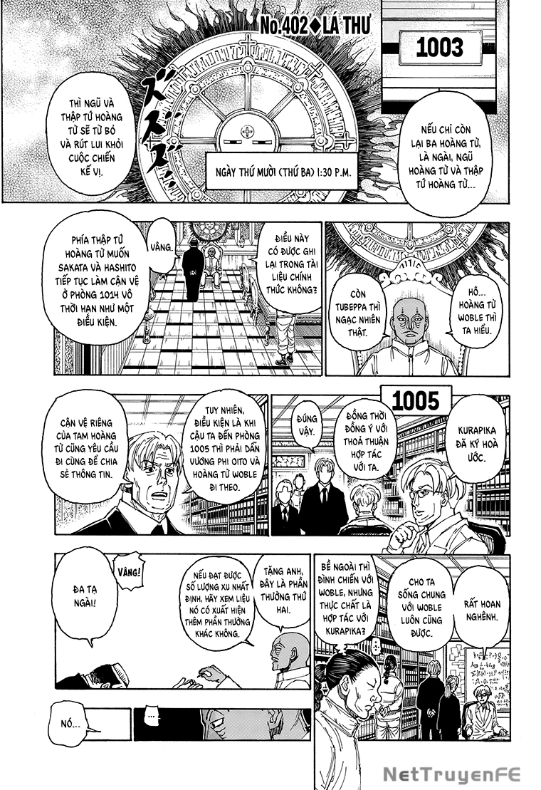 Hunter X Hunter Chapter 402 - Trang 2